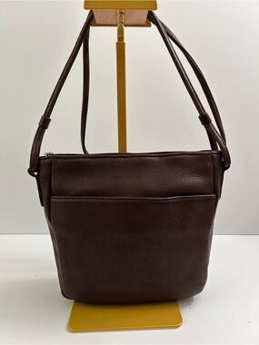 Fossil 1954 - Dark Brown Pebbled Leather Shoulder/Crossbody Bag